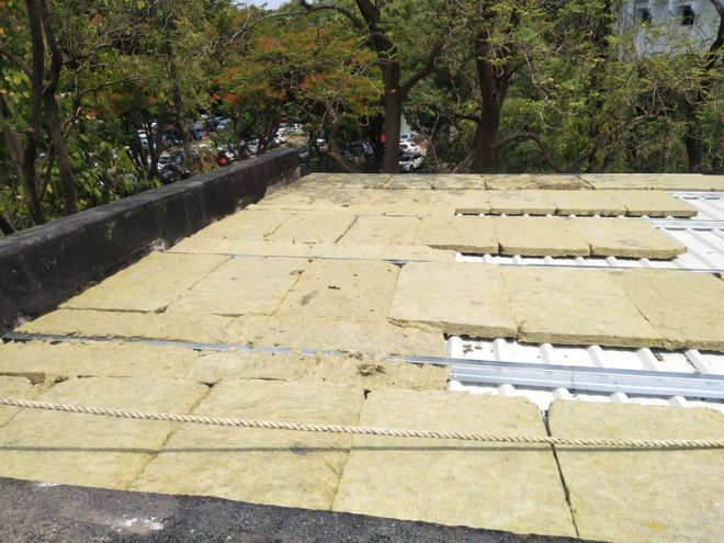 Roof heat insulation 3