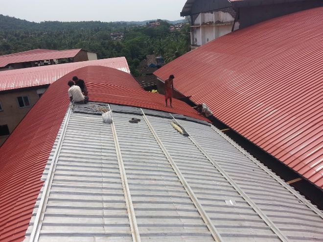 Roof heat insulation 7